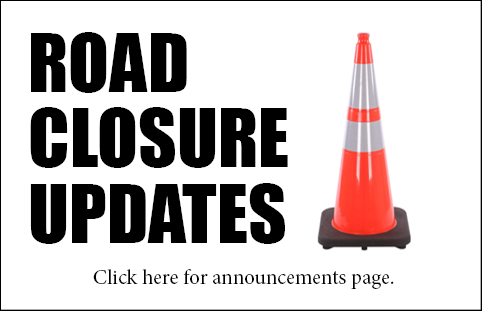 Road Closures Page